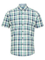 Load image into Gallery viewer, Green Check Short Sleeve Shirt
