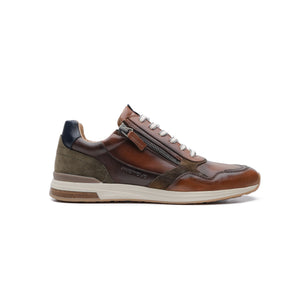 Cognac Zip Sneaker