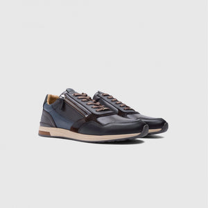 Brown Zip Slow Sneakers