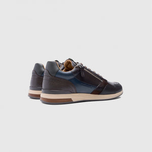 Brown Zip Slow Sneakers