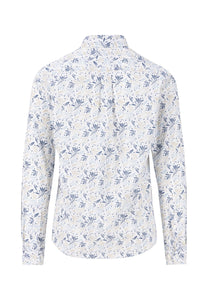 Blue Floral Print Shirt