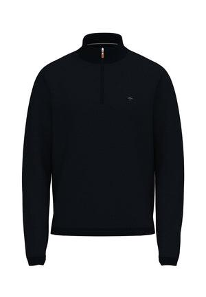 Navy Half Zip Sweater