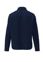 Load image into Gallery viewer, Navy Linen Blend Overshirt
