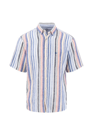 Orange Multi Stripes Shirt