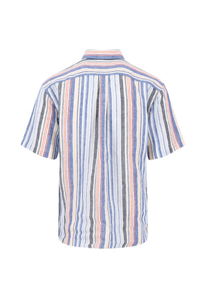 Orange Multi Stripes Shirt