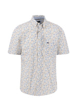 Load image into Gallery viewer, Orange Summer Flower Print Shirt
