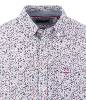 Grape Flower Print Shirt