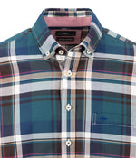Load image into Gallery viewer, Teal Oxford Check Shirt
