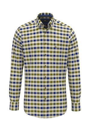 Moss Check Herringbone Shirt