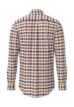 Load image into Gallery viewer, Orange Check Herringbone Shirt

