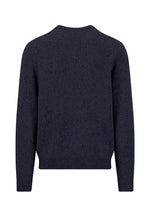 Load image into Gallery viewer, Navy Donegal Crew Neck Knitwear
