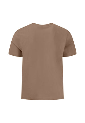 Brown Cotton T-Shirt