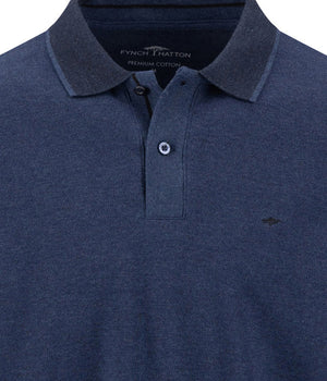 Blue Long Sleeve Polo Shirt