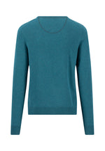 Load image into Gallery viewer, Teal Wool Cashmere Blend Crew Neck
