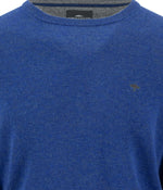 Load image into Gallery viewer, Cobalt Wool Cashmere Blend Crew Neck
