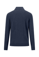 Load image into Gallery viewer, Blue Merino Cashmere Blend Half Zip

