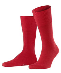 Falke Airport Wool Cotton Blend Socks Red