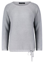 Load image into Gallery viewer, Betty Barclay Ribbed Pullover Grey
