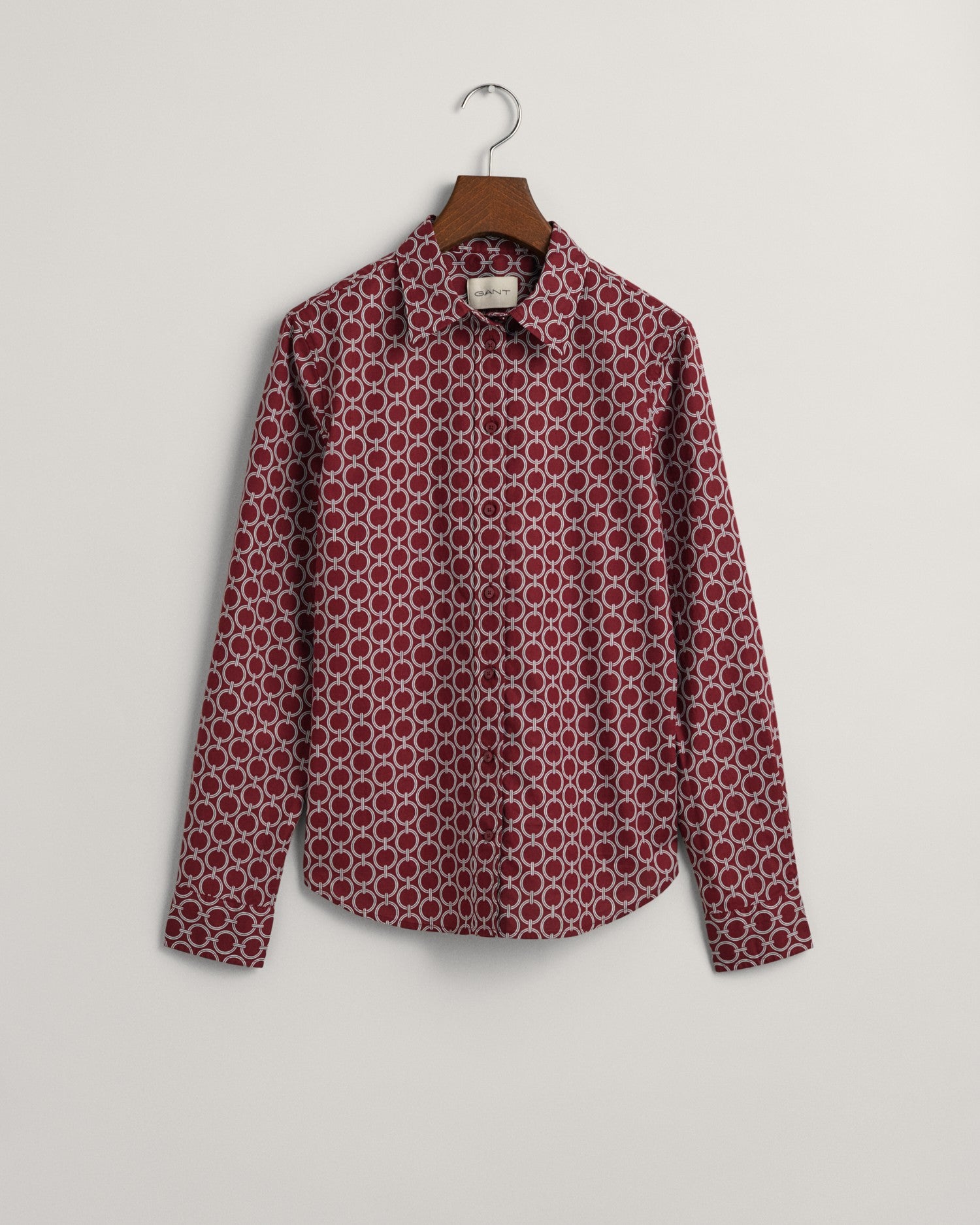 Gant Geometric Shirt Red