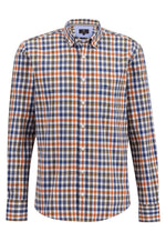 Load image into Gallery viewer, Fynch Hatton Supersoft Cotton Check Shirt Orange
