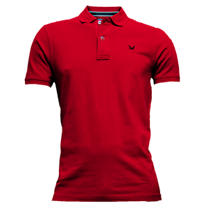 Crew Classic Pique Polo Shirt Crimson