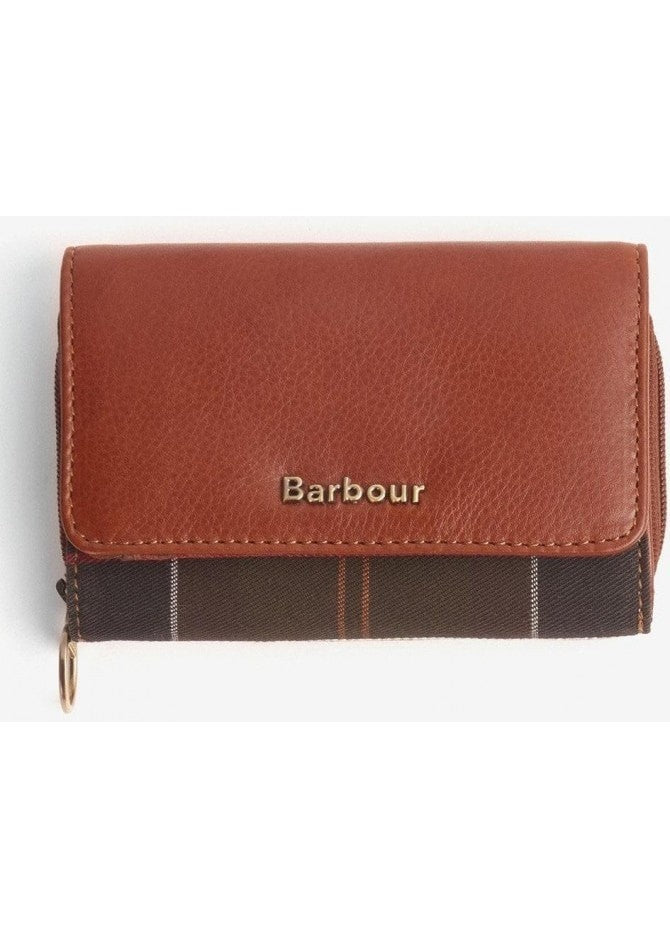 Barbour Laire Leather Purse Brown