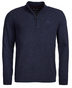 Barbour Navy Tisbury Half Zip Jumper