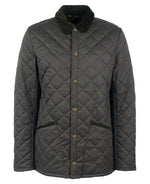 Load image into Gallery viewer, Barbour Olive Checked Heritage Liddesdale Quilted Jacket
