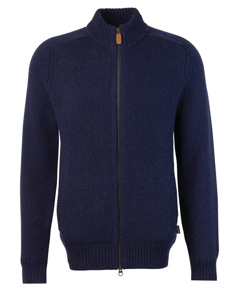 Barbour Navy Calder Zip Through Jumper – Claytons Quality Clothing