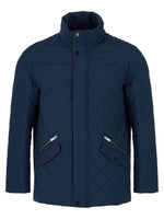 Load image into Gallery viewer, Douglas &amp; Grahame Navy Quilted Casual Coat Wilson
