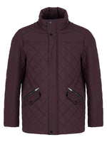 Load image into Gallery viewer, Douglas &amp; Grahame Wine Quilted Casual Coat Wilson
