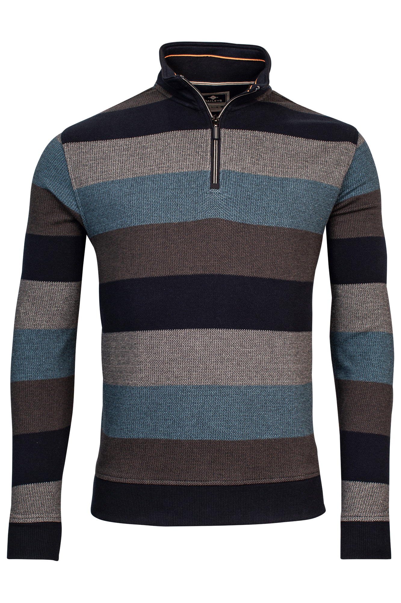 Giordano Half Zip Sweatshirt Adriatic Blue