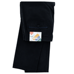 Load image into Gallery viewer, Meyer Micro Structure Cotton Trouser Chicago Navy Long Leg
