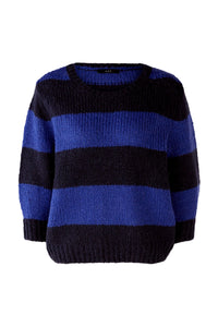 Oui Wool Blend Stripe Knit