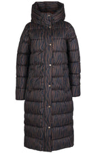 Load image into Gallery viewer, Barbour Printed Holkham Coat Brown
