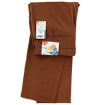 Load image into Gallery viewer, Meyer Rio Supersoft Cotton Twill Trouser Ginger Regular Leg
