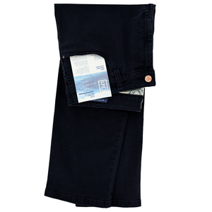 Meyer M5 Cotton Twill Five Pocket Jeans Navy Short Leg
