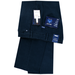 Load image into Gallery viewer, Bruhl Mover Pima Cotton Trouser Blue Regular Leg
