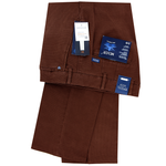 Load image into Gallery viewer, Bruhl Mover Pima Cotton Trouser Brown Regular Leg
