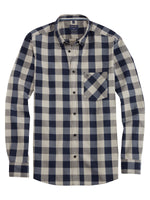 Load image into Gallery viewer, Olymp Casual Regular Fit Blue Check Shirt
