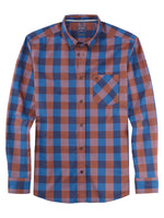 Load image into Gallery viewer, Olymp Casual Regular Fit Rust Check Shirt
