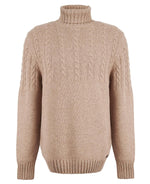 Load image into Gallery viewer, Barbour Duffle Knitted Rollneck Jumper Stone
