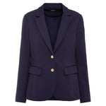 Load image into Gallery viewer, Olsen Slim Fit Jersey Blazer Blue
