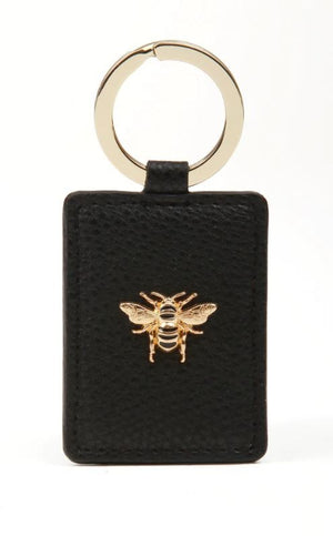 Alice Wheeler Bee Keyring Black