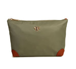 Load image into Gallery viewer, Alice Wheeler Harrow Travel Pouch Sage
