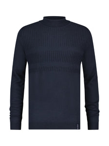 A Fish Named Fred Classic Turtleneck Navy