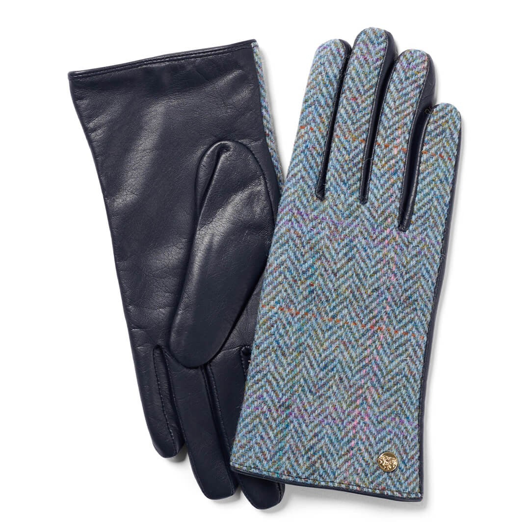 Failsworth Harris Tweed Gloves Grey