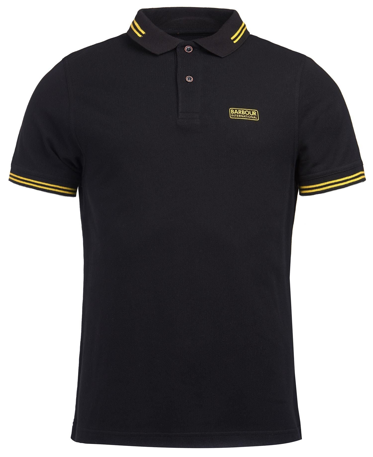 Barbour International Essential Polo Shirt Black