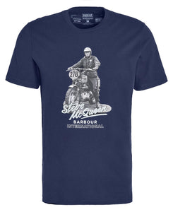 Barbour International Albie T-Shirt Navy