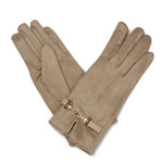 Load image into Gallery viewer, Zelly Faux Suede Gloves Cream
